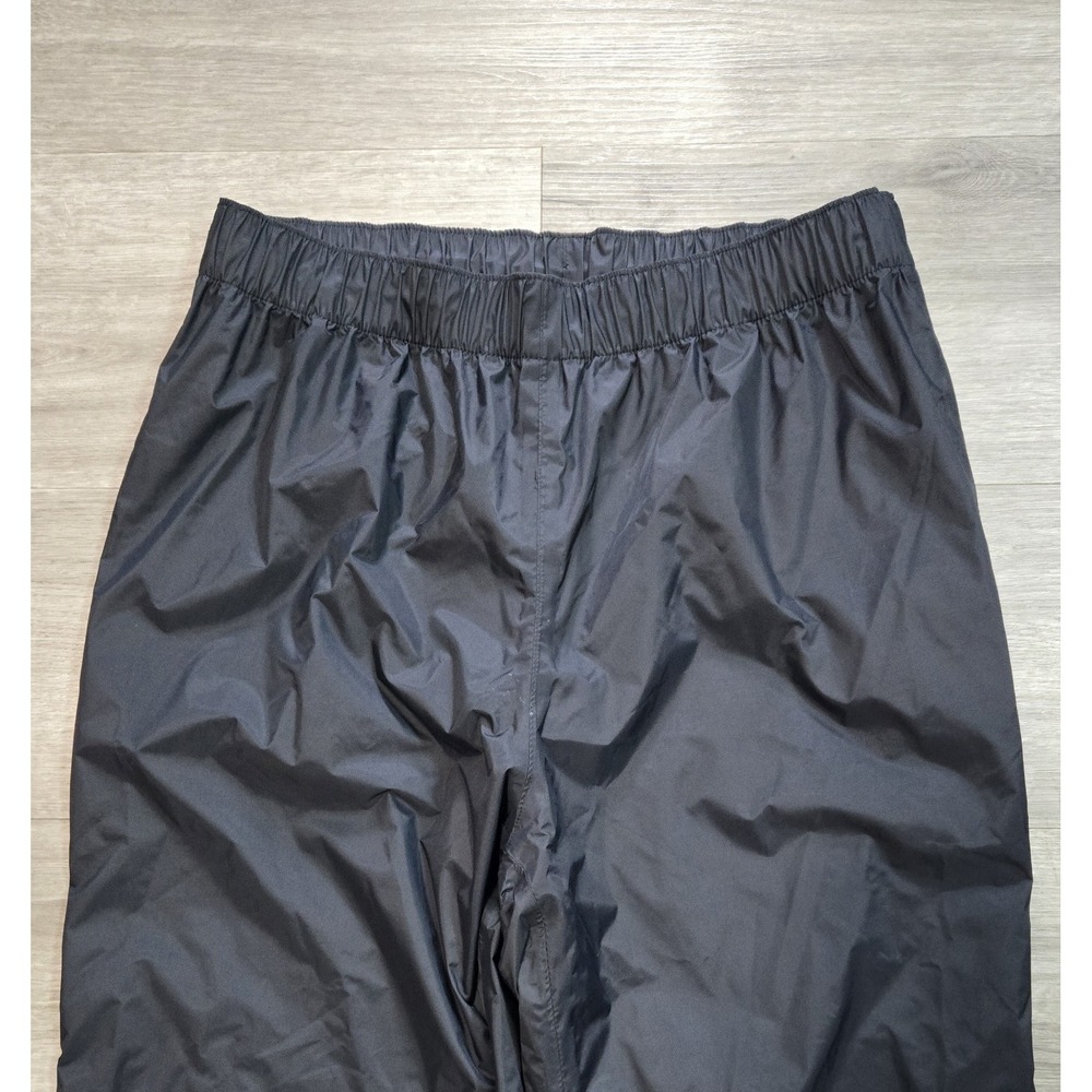 Columbia Pants Men's Medium Black Baggy Wide Leg Nylon Windbreaker Omni-Tech - Picture 3 of 13